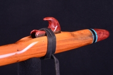 Yew (Pacific) Native American Flute, Minor, Mid A-4, #H63F